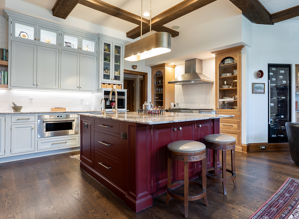 Custom kitchen design with elevated finishes